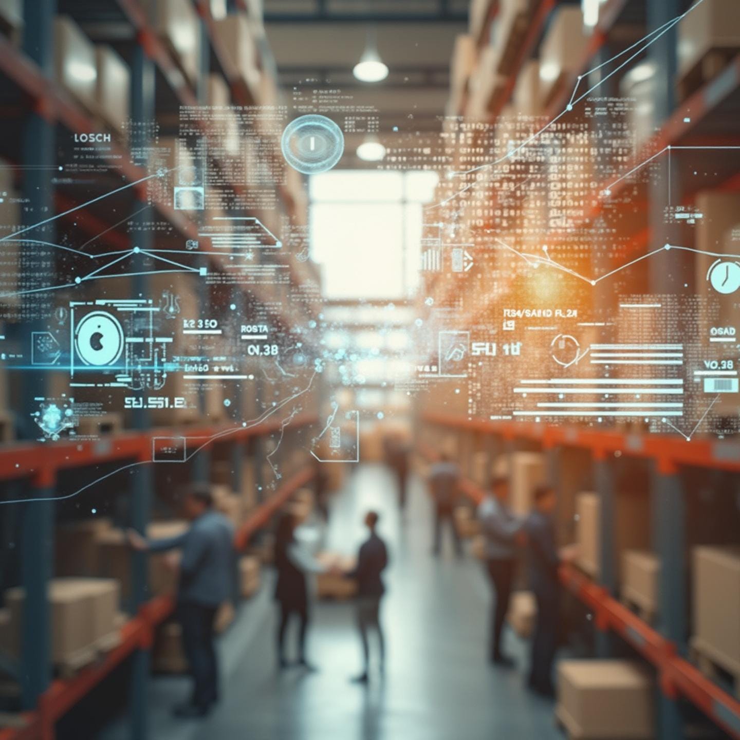 Futuristic micro-warehouse technology