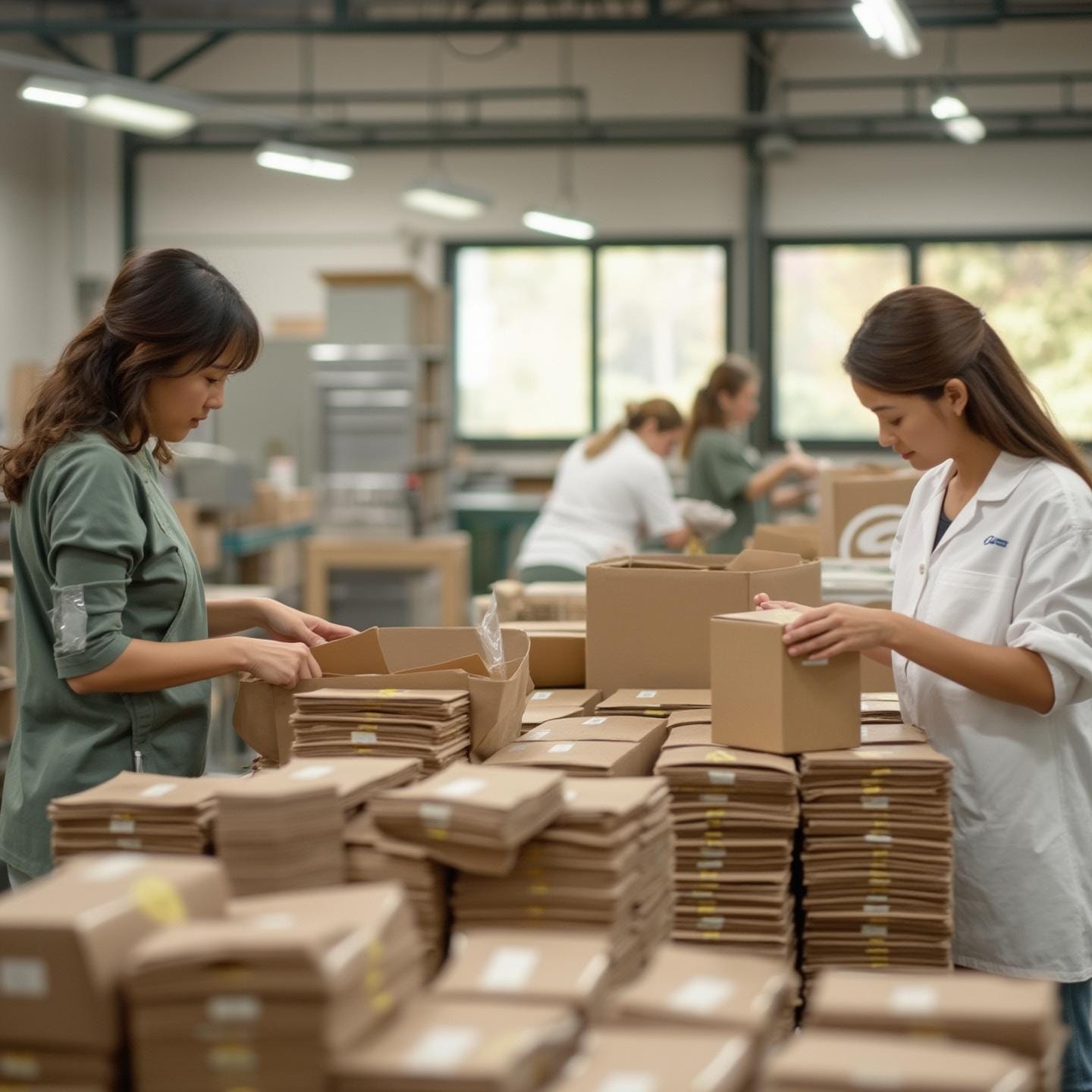 Eco-friendly packaging production