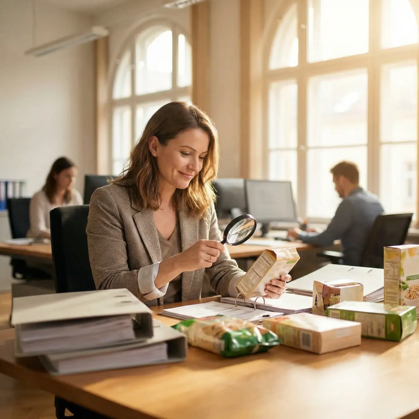 Compliance expert review labels