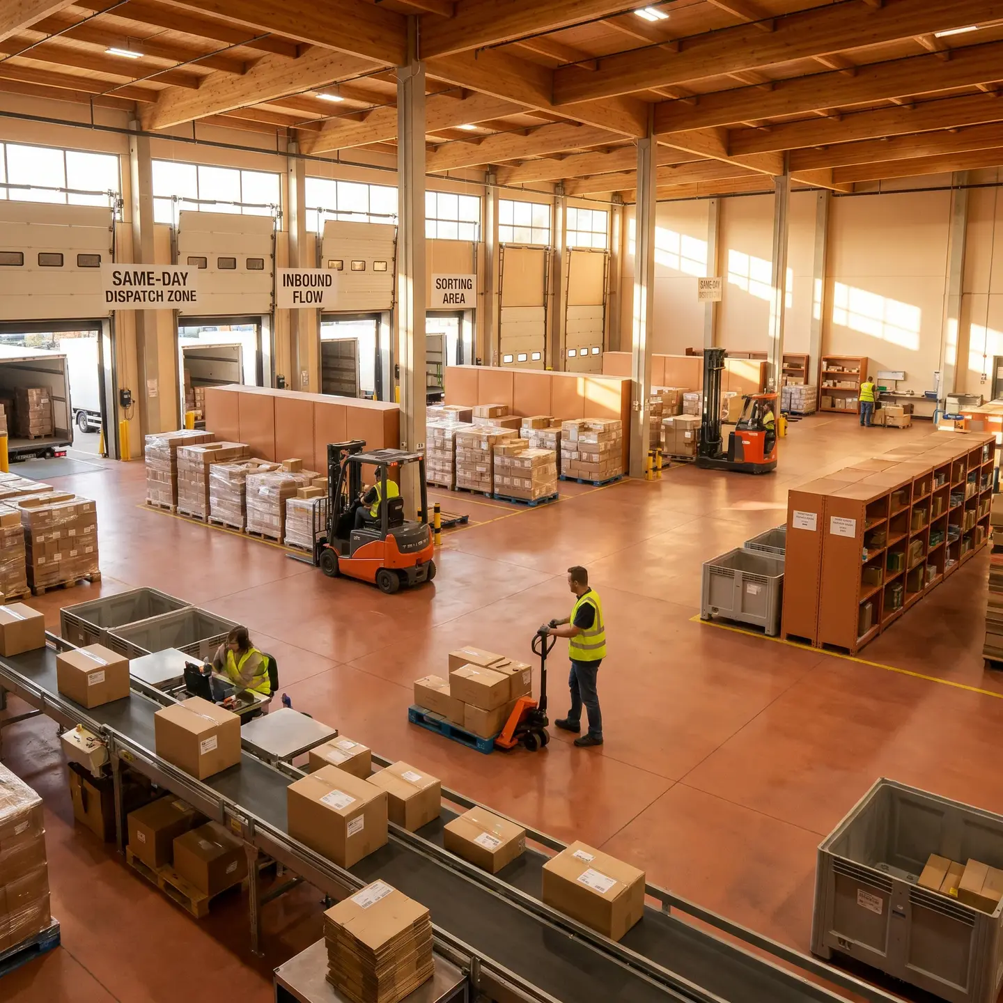 Cross docking operations