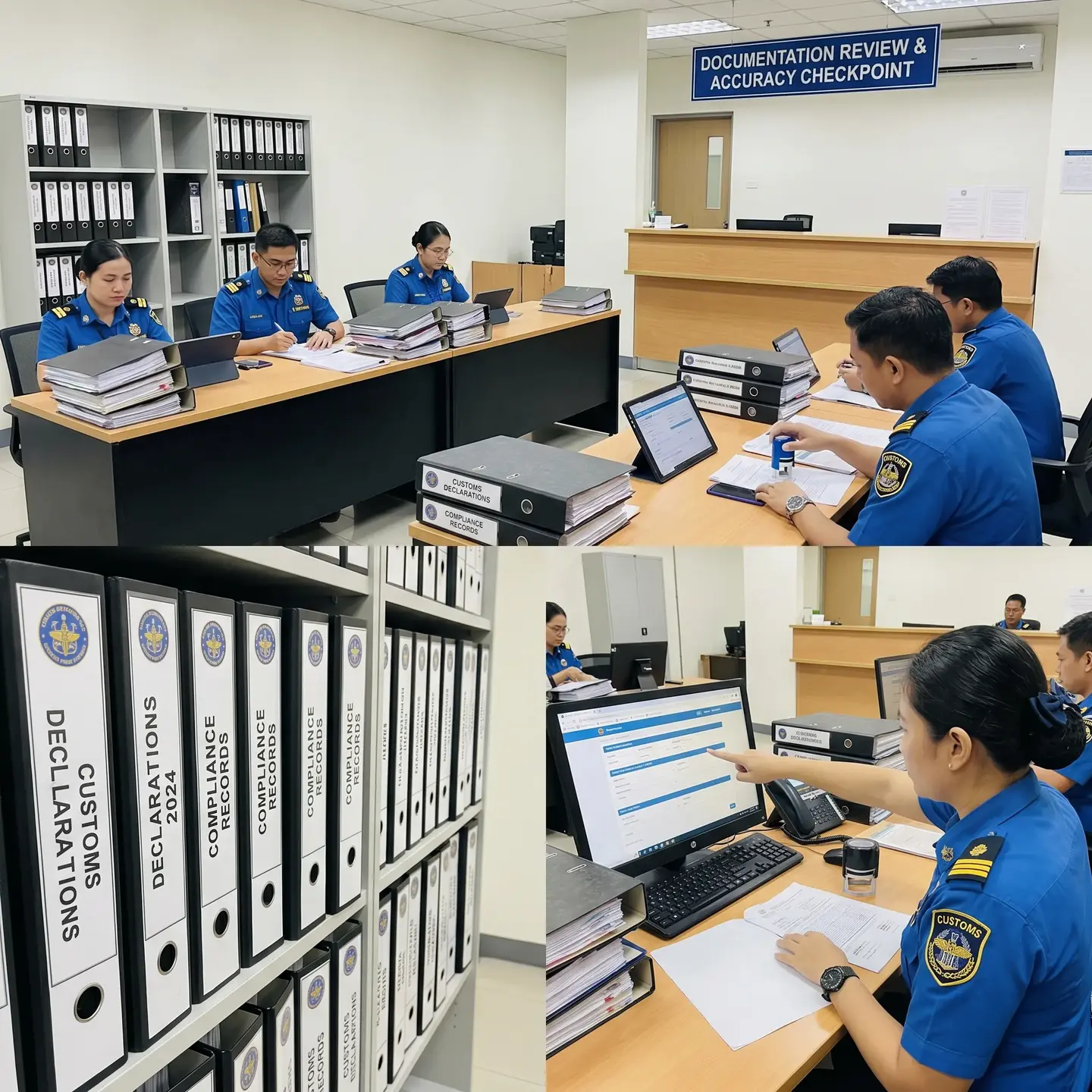 Customs documentation review