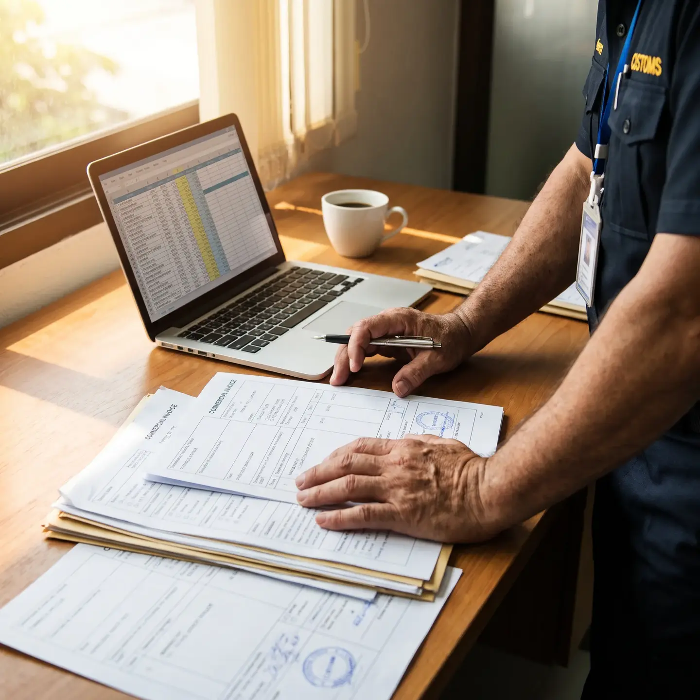 Customs official documents