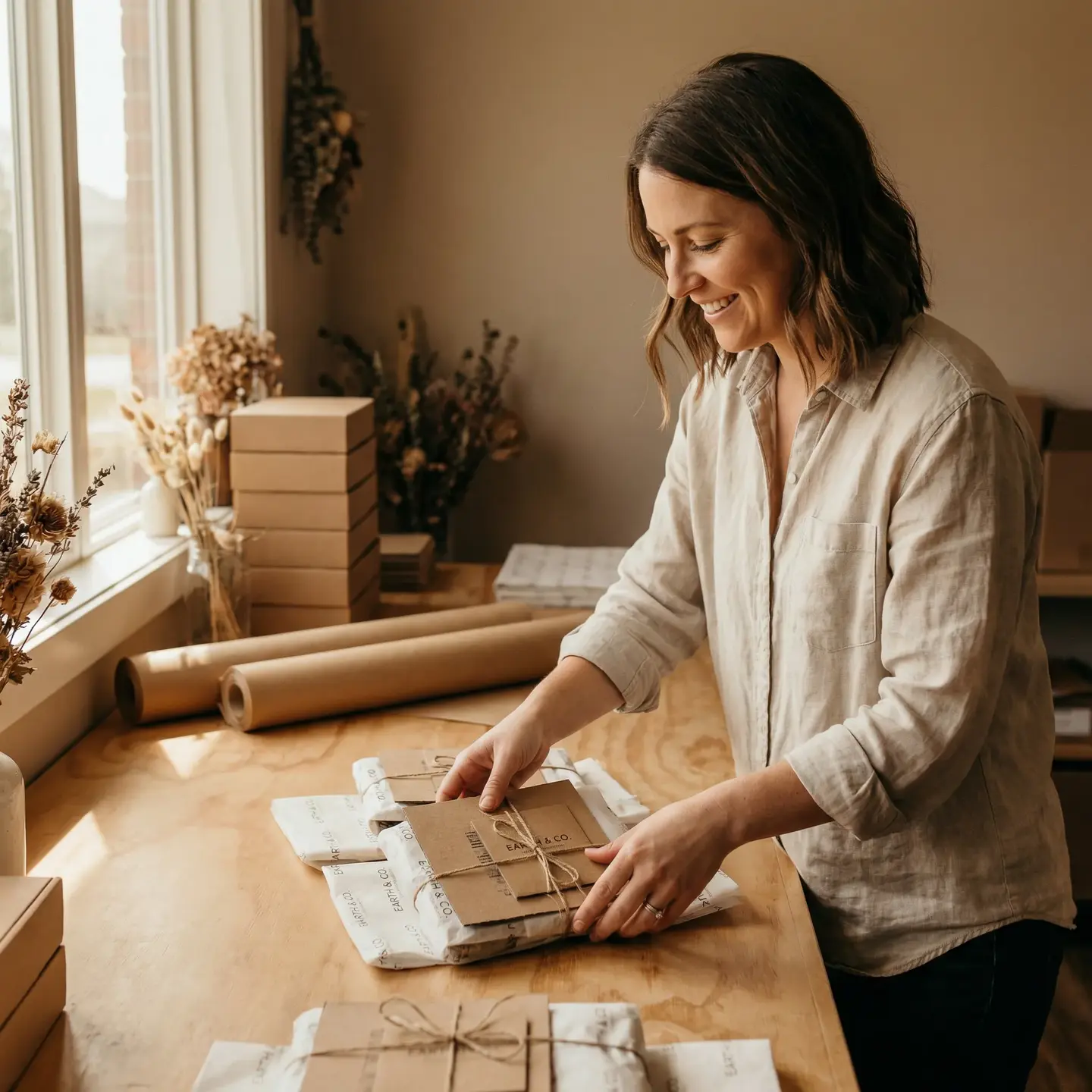 Ecommerce operations manager reviewing kitting processes