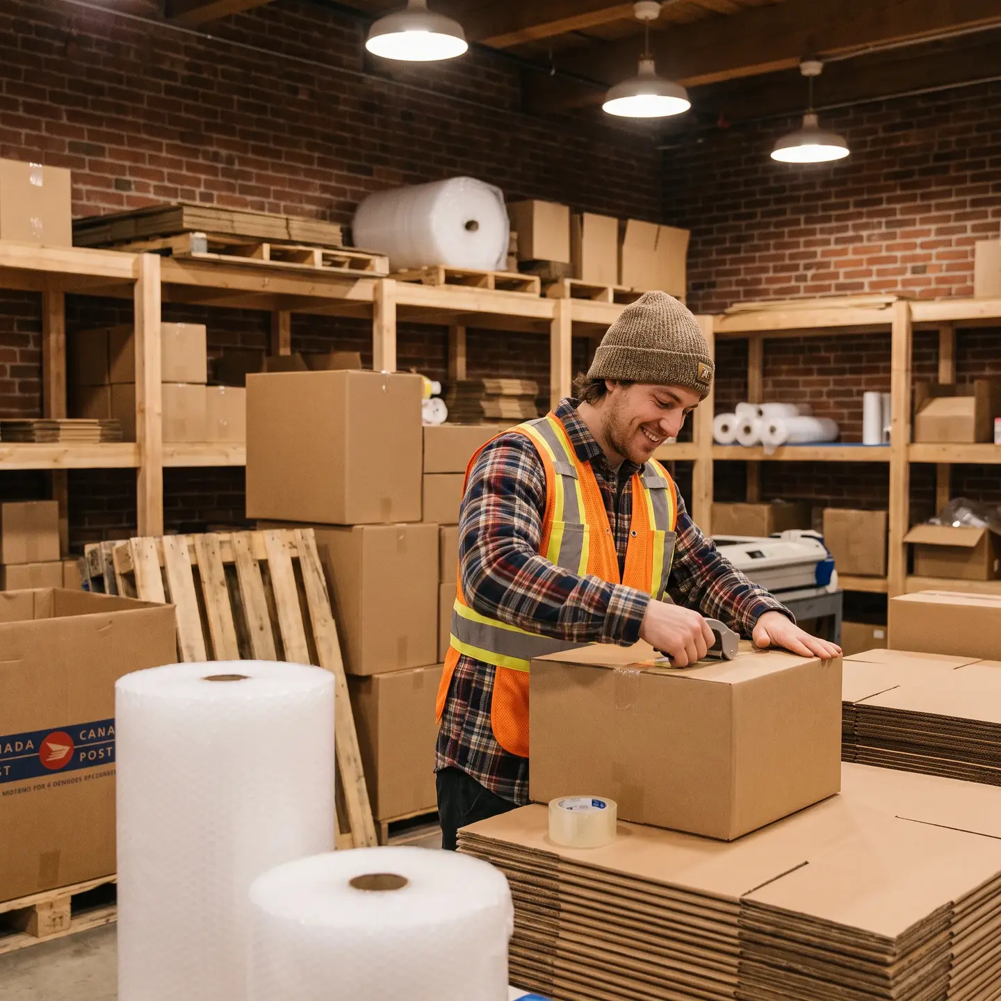 Fulfillment Worker Packing