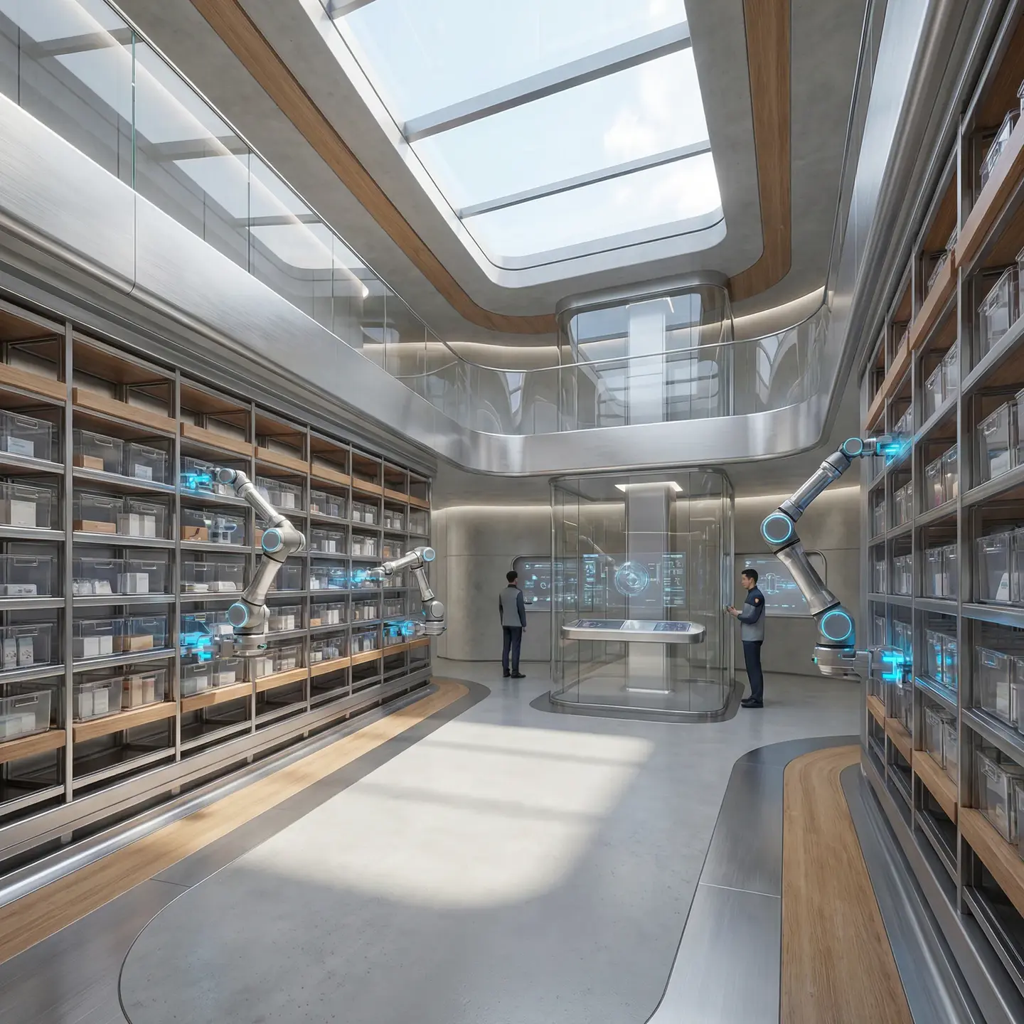 Micro fulfillment robot picking