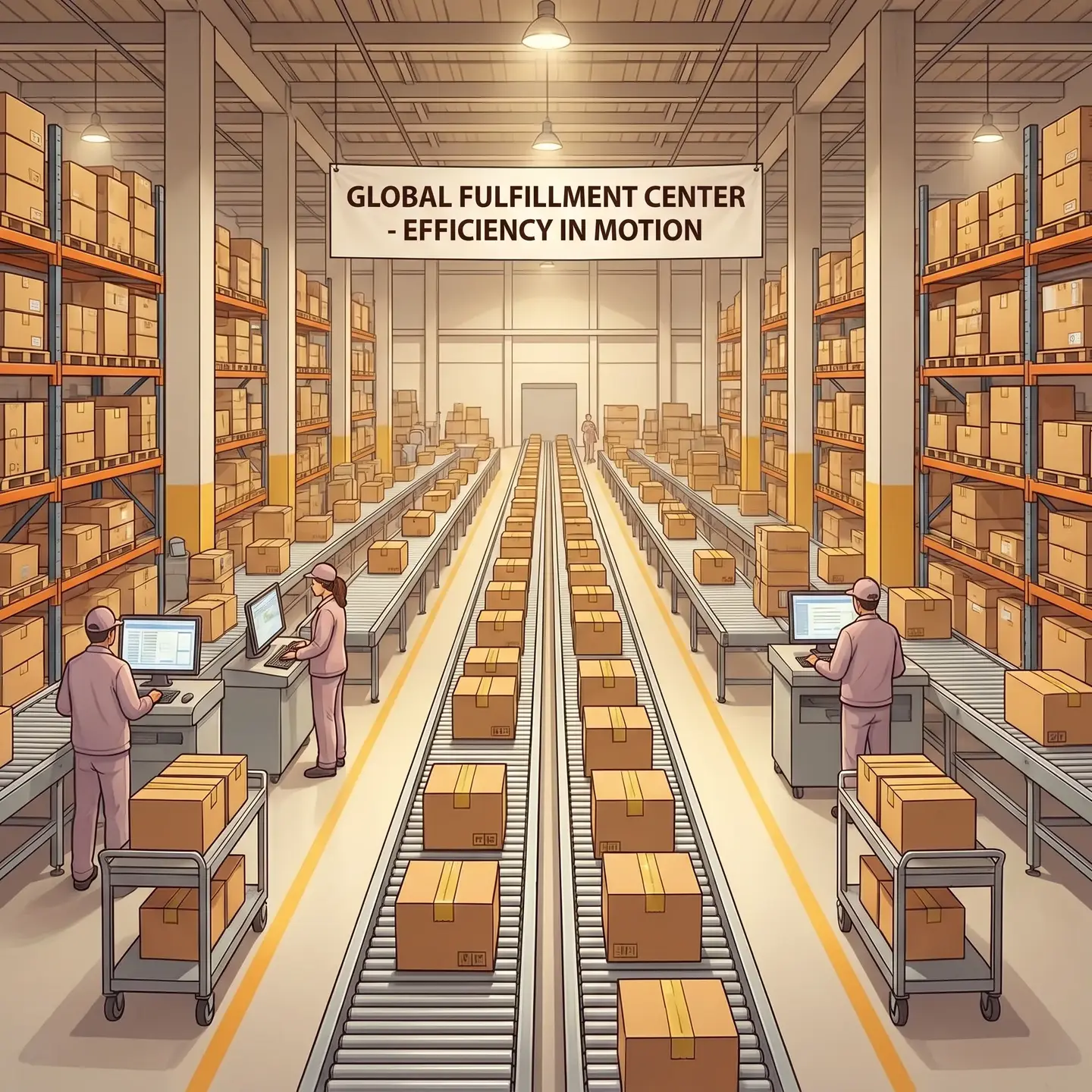 Product fulfillment ready for shipping