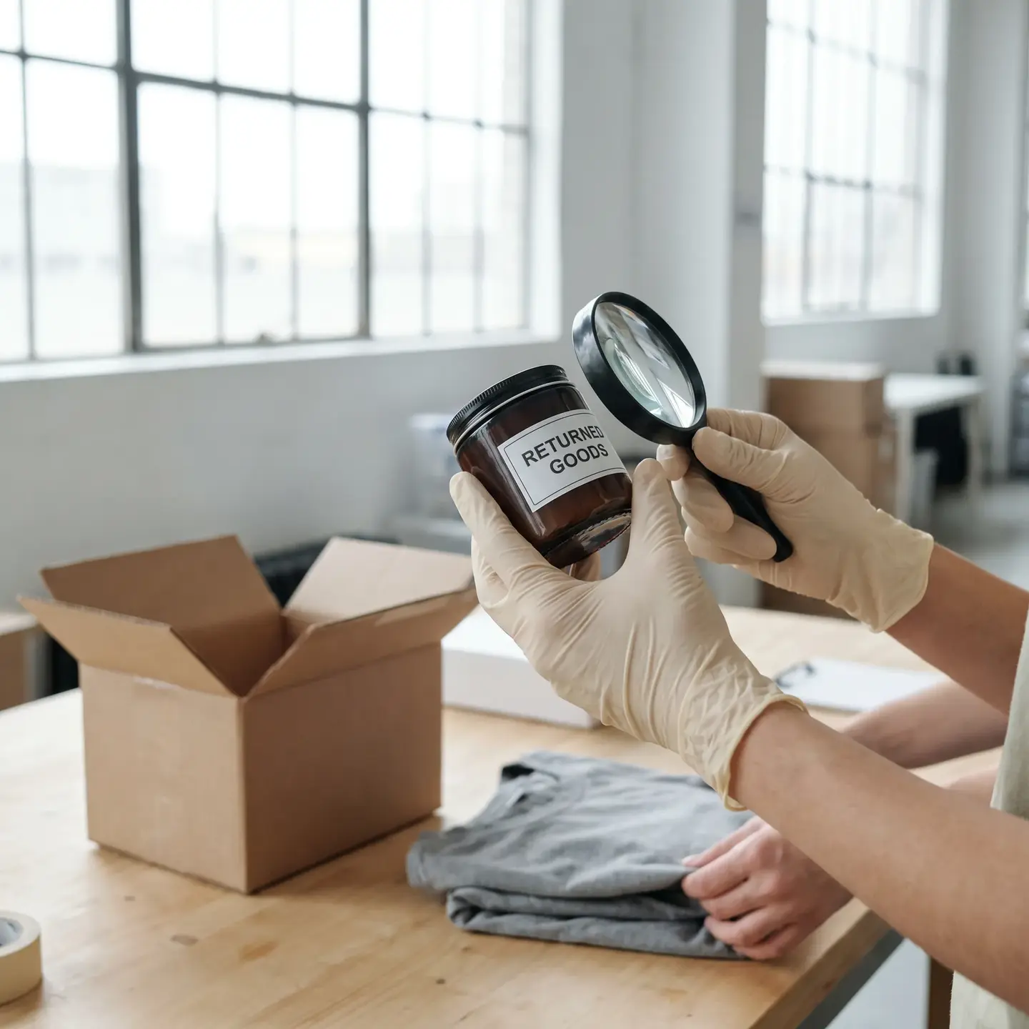 Returns quality check workflow