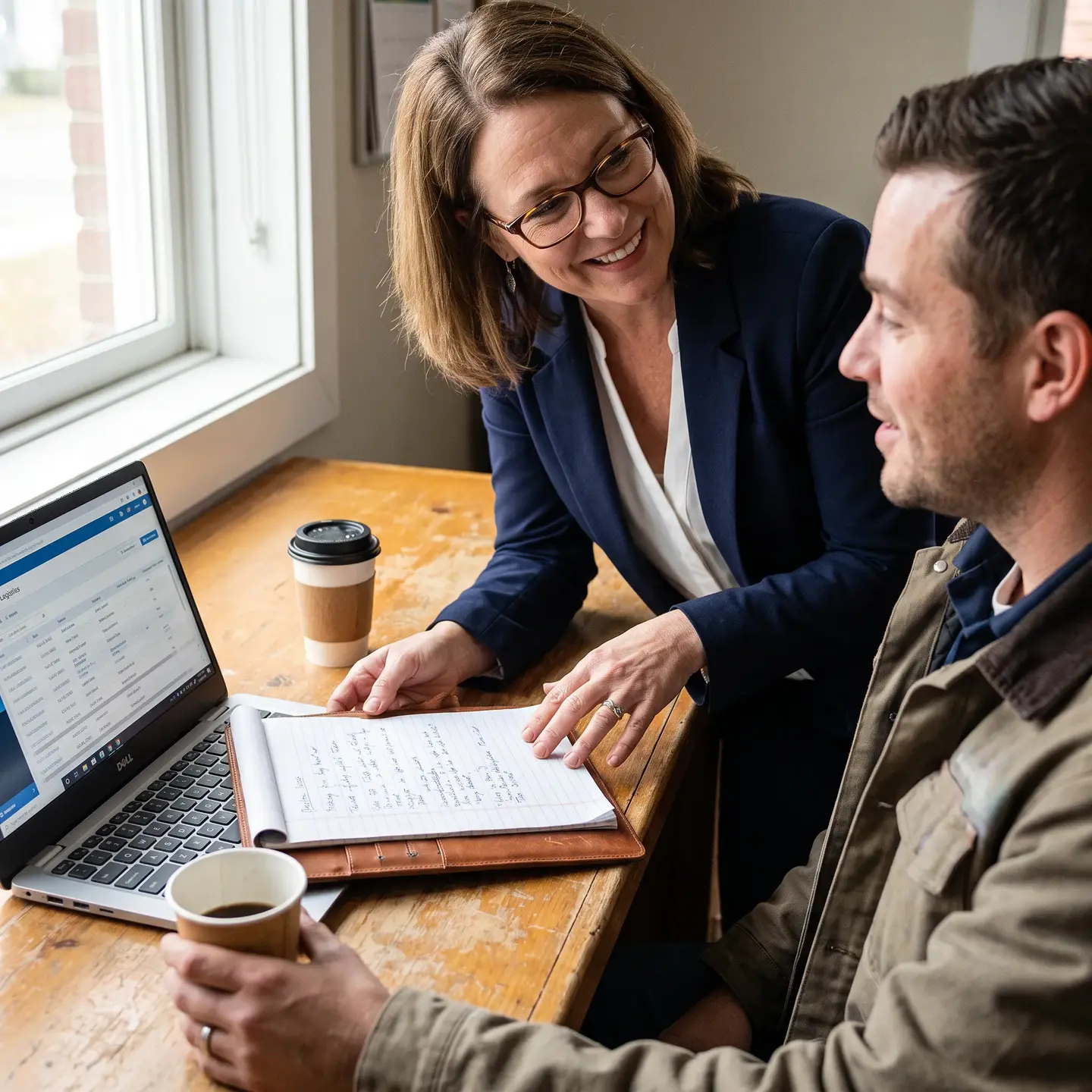 Customs broker assisting client with CARM registration