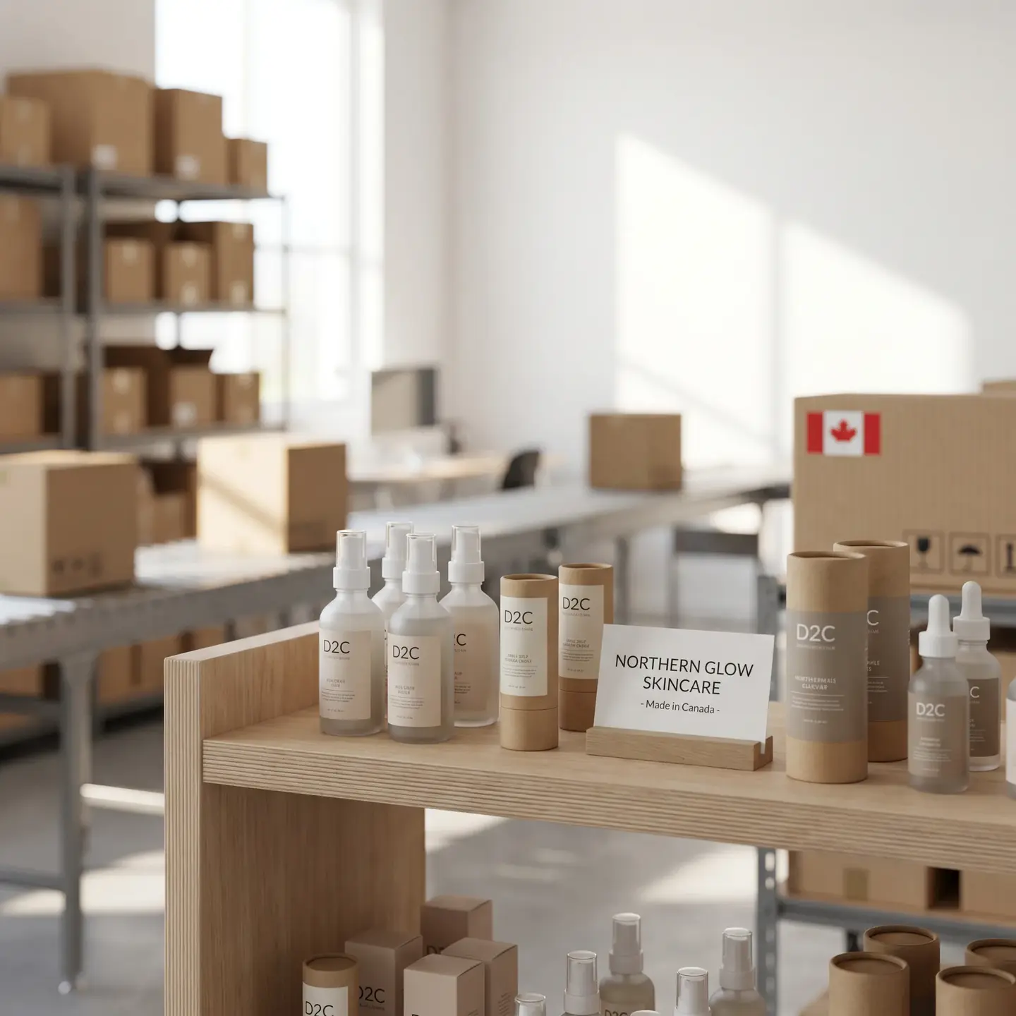 Skincare products Canadian market