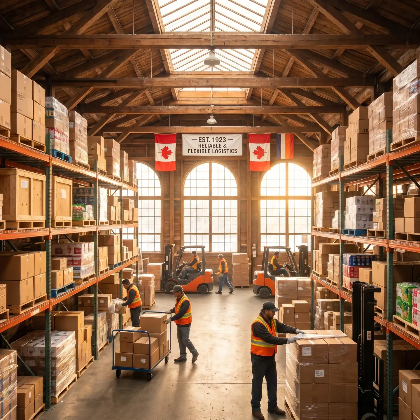 Traditional warehouse Canada