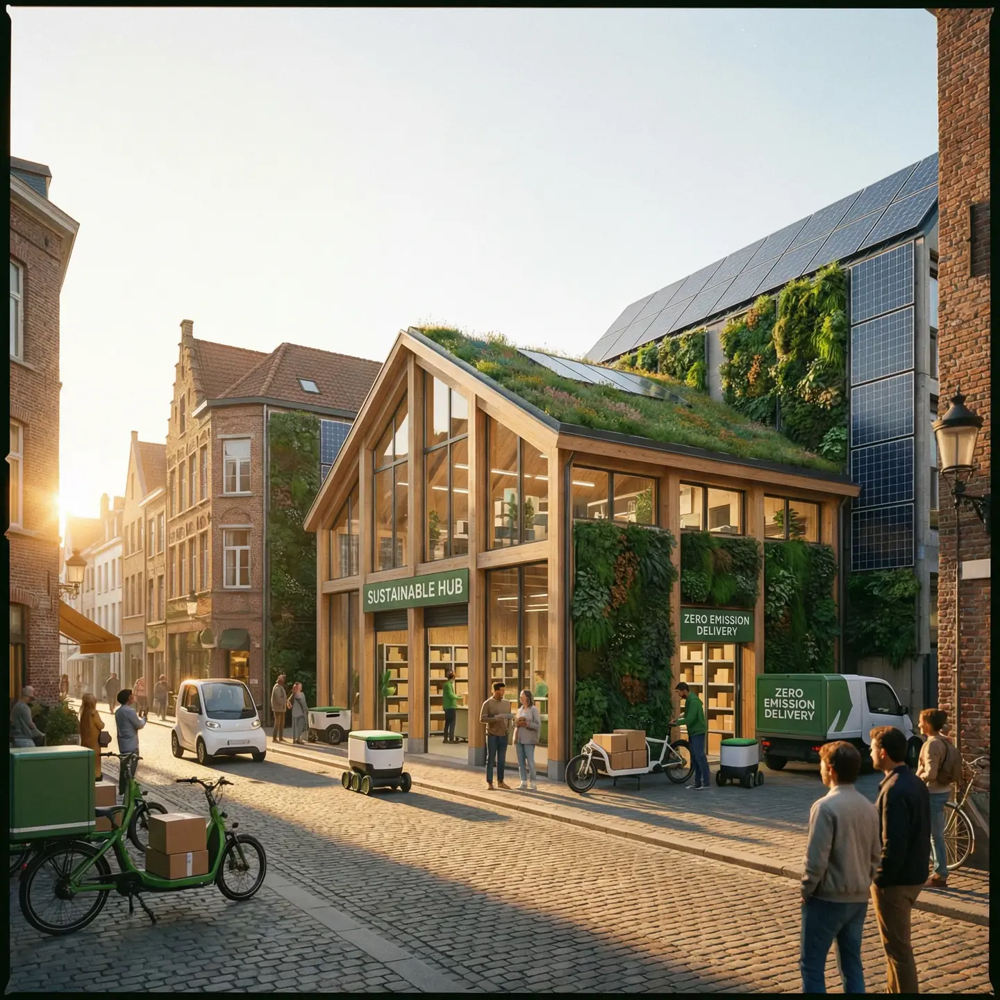 Urban micro fulfillment eco delivery