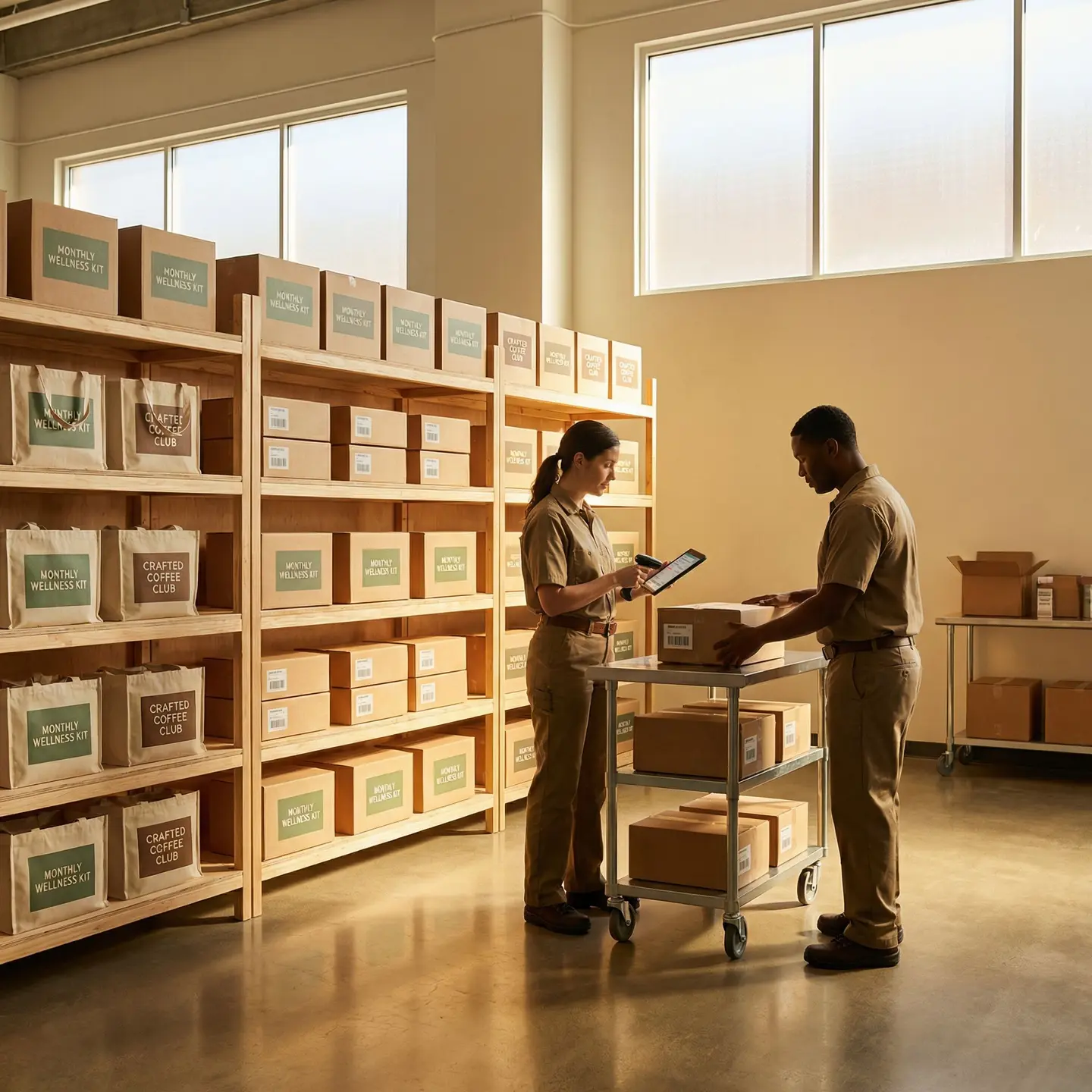 Warehouse team inventory management